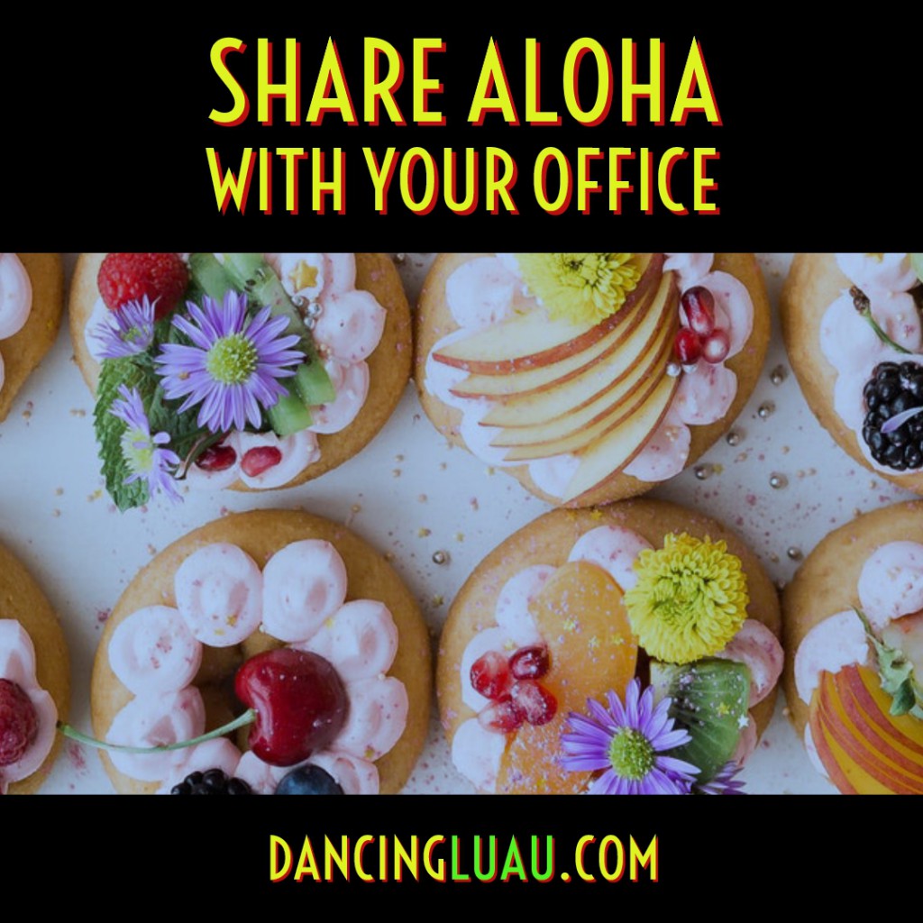 Dancing Luau_Share Aloha_Cookies w Flowers